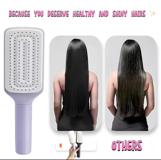 Twist And Clean Hairbrush